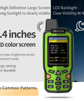Pro Grade Portable GPS Land Area Meter For Forests Farmland Ponds Lakes And Parking Track With Real Time Navigation And Distance Measurement Full Screen Mapping And 100 240V US Plug, 2.4-inch LED color screen