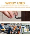 Extensive 439 Piece Metric Bolt and Nut Kit With M3 M4 M5 Screws Lock and Flat Washers Pro Grade 10.9 Alloy Steel in use on machinery and furniture.
