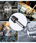 3MT Live Center 60 Degree Tailstock Center for Wood and Metal Lathes with 4000 RPM, 900 lbs max weight, shown in use.