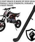 Heavy Duty Dirt Bike Stand With Spring, Side Kickstand For Mini Pit Bikes, 11.8 Inch Replacement Kick Stand For 70cc To 200cc Dirt Bikes, Off Road Frame Accessory For Tough Trails