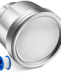 Aluminum Three Quarter Inch Water Nozzle With 2000 Tiny Holes Delivers Gentle Mist And High Flow For Low-Pressure High-Volume Garden Spraying PTFE Tape Ready Fits Standard Hose Ideal For Flowers Plants Greenhouses Nurseries And Container Beds