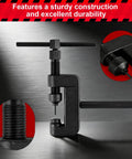 Beast Pro Grade 13 Piece Motorcycle Chain Breaker Tool Kit with Rivet Tool Set showing rugged black metal construction