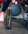 Snag Our Fly Custom 17 Oz Insulated Water Bottles With Double Wall Stainless Steel Build Plus Leak Proof Reusable Design Great For Sports Travel And Gym Workouts White Bulk 100 Pack Holds One Hundred Cups Ideal Kick Back Drinkware Vacuum Sealed in gym with weights.