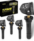 Preprogrammed 315Mhz Tire Pressure Monitoring System Sensors For Gmc Terrain Sierra Acadia Yukon Canyon Savana Cadillac Escalade Xts Oe 13598771 with black housing and gold sensor.