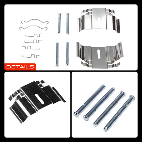 Upgrade Your Ride With This A-Premium Rear Disc Brake Hardware Kit Perfect For Toyota RAV4 2004 And 2005 Models Ensuring Smooth Stops And Peak Safety Performance Every Way You Go. Rear brake clips and pins set