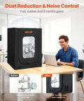 Dustproof Waterproof 3D Printer Enclosure with Oxford Cloth Tent and LED, showcasing dust reduction and noise control benefits.