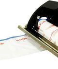 Bulk Pack Masking Film Rolls 12 Rolls 180 Feet Each 24 Inch Width Self Adhering Plastic with dispenser for easy application