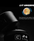 Fifteen Sixteenth Inch Universal Swivel Impact Socket For Half Inch Drive Six Point SAE Heavy Duty Chrome Moly Steel with WaveDrive grip