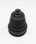Universal Silicone CV Joint Boot Replacement Kit With Eight Heavy Duty Zip Ties For Front Or Rear Axles showing a black silicone boot.