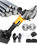 Heavy Duty 2000W Electric Rebar Cutter With Brushless Motor For Steel Bars Pipes And Rods Cold Cut Handheld Saw with accessories and rods.