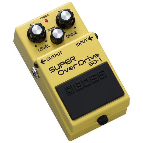 SD1 Super Overdrive Pedal For Electric Guitars With Tube Like Clipping Dynamic Tone Options And Easy To Use Controls For Blues Rockin
