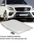 Front Bumper Tow Hook Cover Cap With Glossy Finish For Mercedes ML Class 2012 2015 Tow Eye Cover OE Part 1668851223 MB1029126