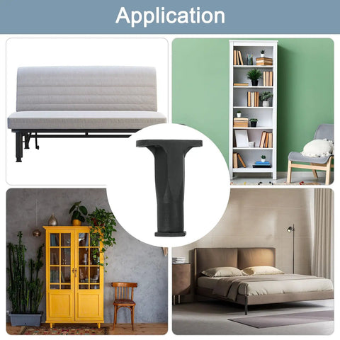 Heavy Duty Adjustable Bed Frame Support Legs With Center Slat Stabilizers That Lock Tight To Banish Every Wobble in various home applications.