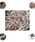 Close-up of 15 Piece Heavy Duty Hitch Pins Set R Clips Cotter Pins, Spring Retaining Wire Hair Pins, M3x60mm Zinc Plated for Trailer Use