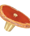 Dope Set Of 4 Agate Slice Drawer Knobs With Screws, Geode Crystal Cabinet Pulls For Dresser Cupboard And Kitchen Decor