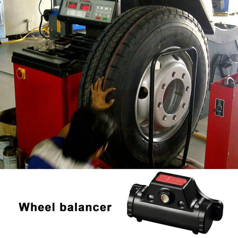 Slick Infrared Positioner Wheel Balancer With Bright LED Indicator Lights And Tight Accuracy Lightweight Stand For Sedans And Suvs No Sweat Calibration Plus Fast Lead Block Mounting For Smooth Daily Cruises