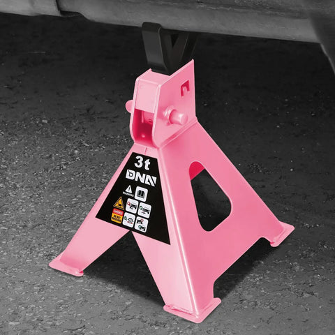 Pair Of 3 Ton Jack Stands For Cars And SUVs, Adjustable Height From 10.8 Inches, Built Tough Carbon Steel With Rust Resistant Finish