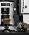 58.35mm Espresso Tamper With Spring Loaded Return And Adjustable Depth Pro Grade Stainless Steel Ripple Base For Espresso Machines