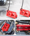Red Hydraulic Steering Lock For Outboard Motors, Secure Tow Ready Transom Saver That Prevents Sway, Fits Most Steering Cylinders