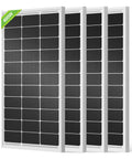 400W Monocrystalline Solar Panel Kit With Four 100W Panels 18V Output For Off Grid Power At Home Or On The Go Camping And Tailgate Ready