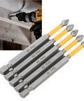 Get These Awesome Impact Driver Bit Sets Made From S2 Alloy Steel! 5pc S2 PH2 magnetic screwdriver bits for power drills
