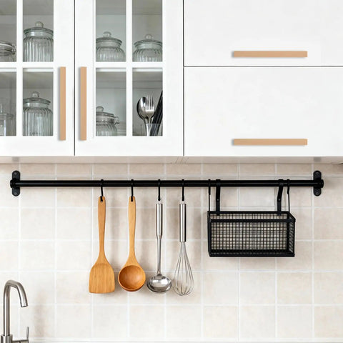 Five Inch Center-To-Center Champagne Bronze Cabinet Pulls Set Of 10 Dope Kitchen Cabinet Hardware on white cabinets