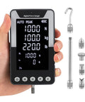 1000N Digital Force Gauge Push Pull Meter With USB Output And Free Data Logging Software Type C To USB Cable Included For Precise Tension And Compression And Material Testing hand-held with test adapters
