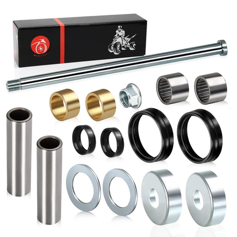 Raptor 700 Swingarm Bearings, Seal, and Pivot Shaft Kit for YFM700R Raptor 700 2006 2024 parts displayed with packaging