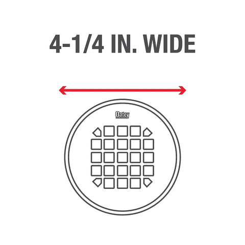 Universal Round Shower Strainer Snap In 4.25 Inch Drain Top Matte Black Finish Keeps Drain Clear And Flowing Freely With Durable Stainless Steel Construction Replacement Strainer To Stop Clogs In The Shower