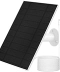 Solar Panel Charger For Essential 2K Outdoor 2nd Gen Essential XL Camera 2nd Gen And Essential Spotlight Camera with USB-C and Micro USB