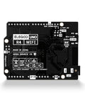Uno R4 WiFi Starter Kit For Beginners That Plays Nice With Arduino IDE Includes 32 Bit Renesas RA4M1 Processor USB C Connectivity Built In WiFi And Bluetooth 8x12 LED Matrix Qwiic Connector For STEM Projects And Hands On Learning, black PCB back