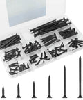 Drywall Screws Assortment Kit, 108 Piece Set With Coarse Thread Self Tapping Phillips Drive in six sizes in a plastic case.
