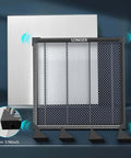Longer honeycomb working table for CO2 or diode laser engraver, 17.3x17.3 in, 0.86 in thick aluminum bed (front view)