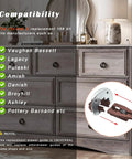 Straight Up Universal Drawer Slides Replacement Kit Five Pack Slick Smooth Gliding Dresser Rails For Kenlin Rite Trak 168 showing compatibility details for various brands.