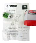 Yamaha OEM Primary Fuel Filter For Specific Vehicle Part 6D8-WS24A-00-00 shown with instructions and packaging