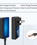Dope 27W USB C PD Power Supply For Raspberry Pi 5 Charger with protection features and wire detail for DIY projects.