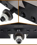 Close-up of Quick Change Turning Tool Holder CXA 250-302 for lathe turning and end face, sealed post