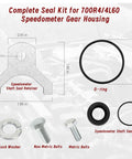 Speedometer Gear Housing Seal Kit For 700R4 And 4L60 Transmission Restore Odometer Accuracy Stop Leaks premium kit components