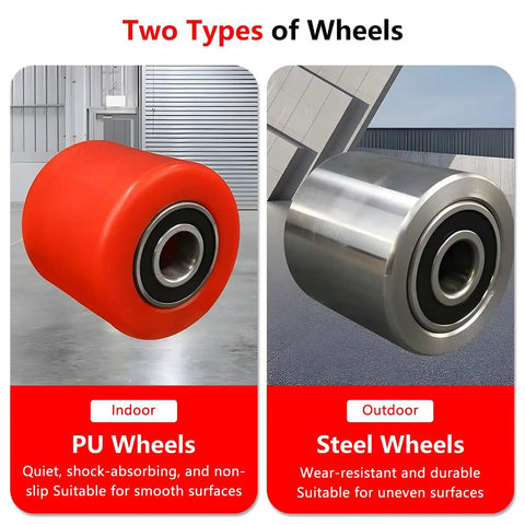 Heavy Duty Industrial Swivel Skates Move Heavy Machines Smoothly With 8 Ton Or 12 Ton Capacity PU Rubber Or Steel Wheels for warehouse, showing PU and steel wheel types for different surfaces.
