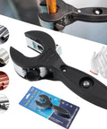 2-In-1 Tubing Cutter With Ratchet Handles for Copper Pipe 1/4 to 7/8 Inch Close Quarters PVC Cutter, black handle