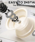 Say Bye To Wobbly Front Ends On Your Riding Mower With This Heavy Duty Bushing To Bearing Conversion Kit For Super Smooth Gliding And Trouble Free Yards Ahead, showing parts of the conversion kit including a bearing and washers.