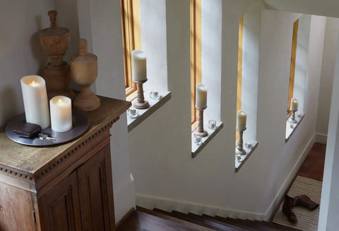 Realistic Flameless LED Candles Set Of 3 With Remote Control Battery Operated Moving Flame Pillars With Timer Melted Top Safe White Glow