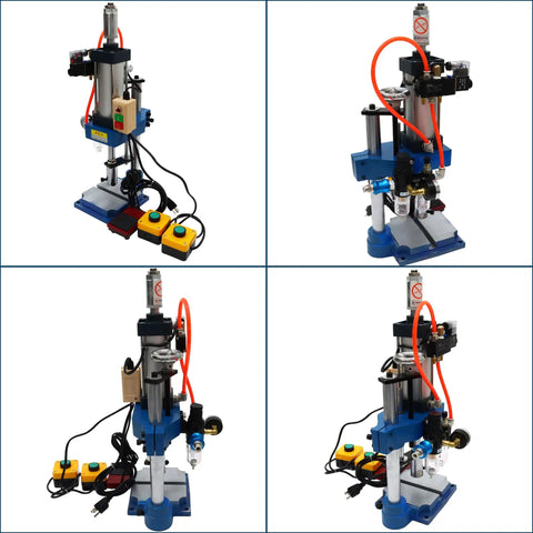 Compact Desktop Pneumatic Punch Press Machine Delivering 440 Pounds Of Steady Air Power With Super Simple Two Button Control For Fast Sheet Metal Stamping And Clean Hole Punching Jobs Around Your Weekend Garage Or Pro Shop