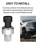 AC Pressure Switch Sensor Replacement for Buick Cadillac Pontiac Saturn Chevrolet GMC with car installation view