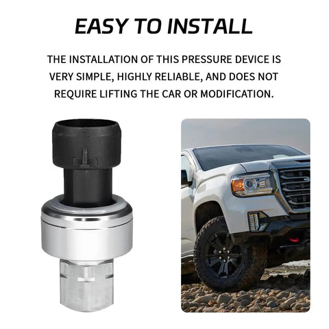 AC Pressure Switch Sensor Replacement for Buick Cadillac Pontiac Saturn Chevrolet GMC with car installation view