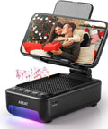 Phone Stand With Bluetooth Speaker And LED Color Changing Light Dope Wireless Speaker Dock with phone and music notes