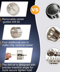 Diamond Hole Saw Kit With Center Drill Bit And Diamond Coated Center Drill Bit for Ceramic Glass Marble Granite Porcelain Tiles