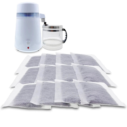 Replacement Activated Charcoal Distiller Filters For Megahome And Other Countertop Water Distillers, sachets with distiller