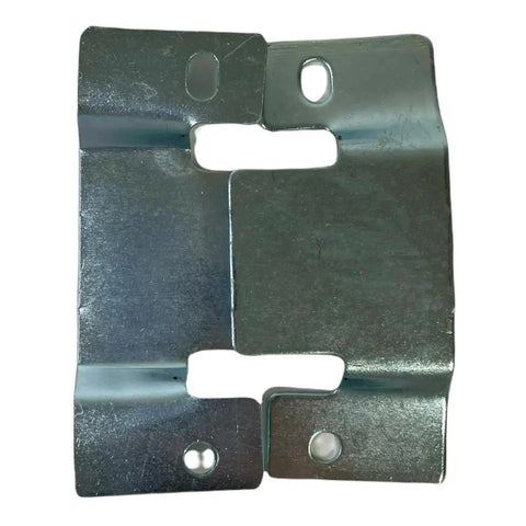 Universal Sectional Sofa Interlocking Connector Set Easy Install Silver Metal Clips For Modular Couches 2 Pack Closeup