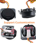 4 Pack 50Kg Load Cell Weighing Sensors With Mounting Bracket And HX711 Amplifier Module For DIY Home Scale, four-angle view